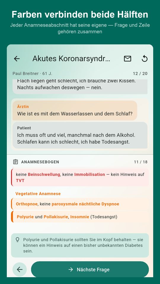 App: der Anamnesebogen wächst mit